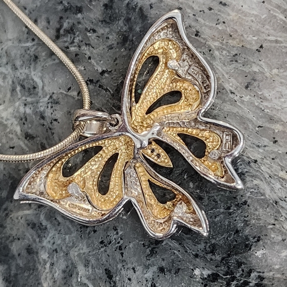 Coleman Butterfly Fine Jewelry 10k 12k 925 Bundle Ring Necklace Bracelet Size OS - Picture 7 of 14